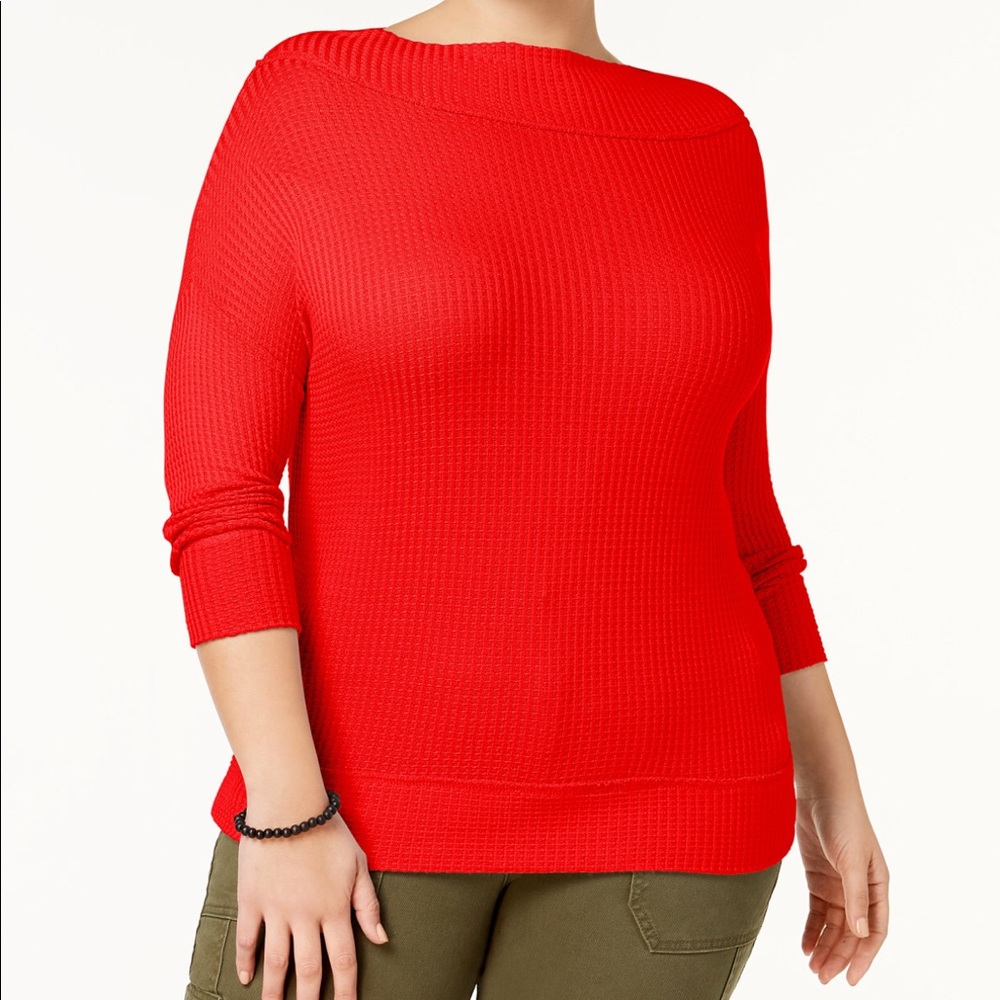 Lucky Brand waffle thermal top